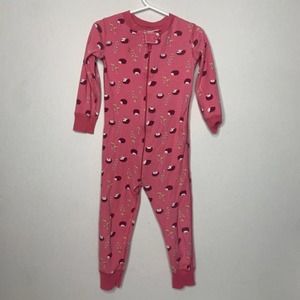 Hanna Andersson Hedgehog Pink Pajamas 3T
